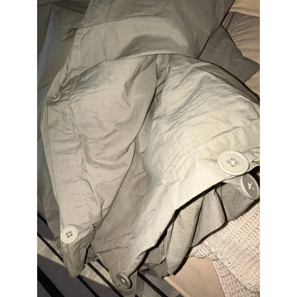 QUINCE King/CalKing Duket Gover OLIVE GREEN 108x92